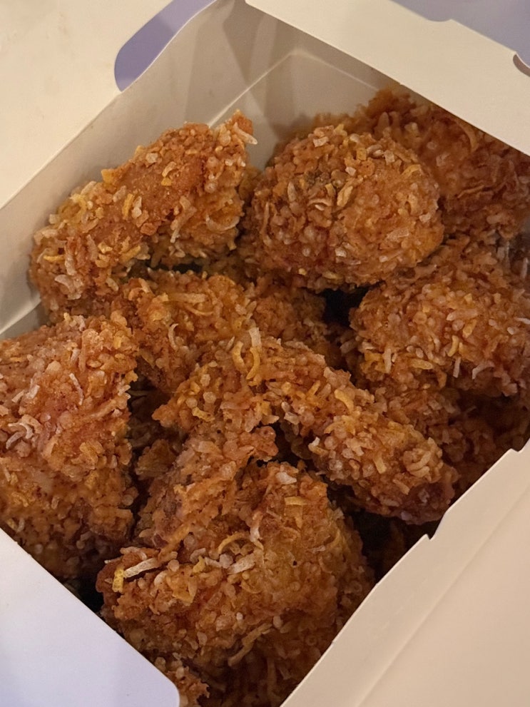  첫 BHC 신메뉴 콰삭킹 후기