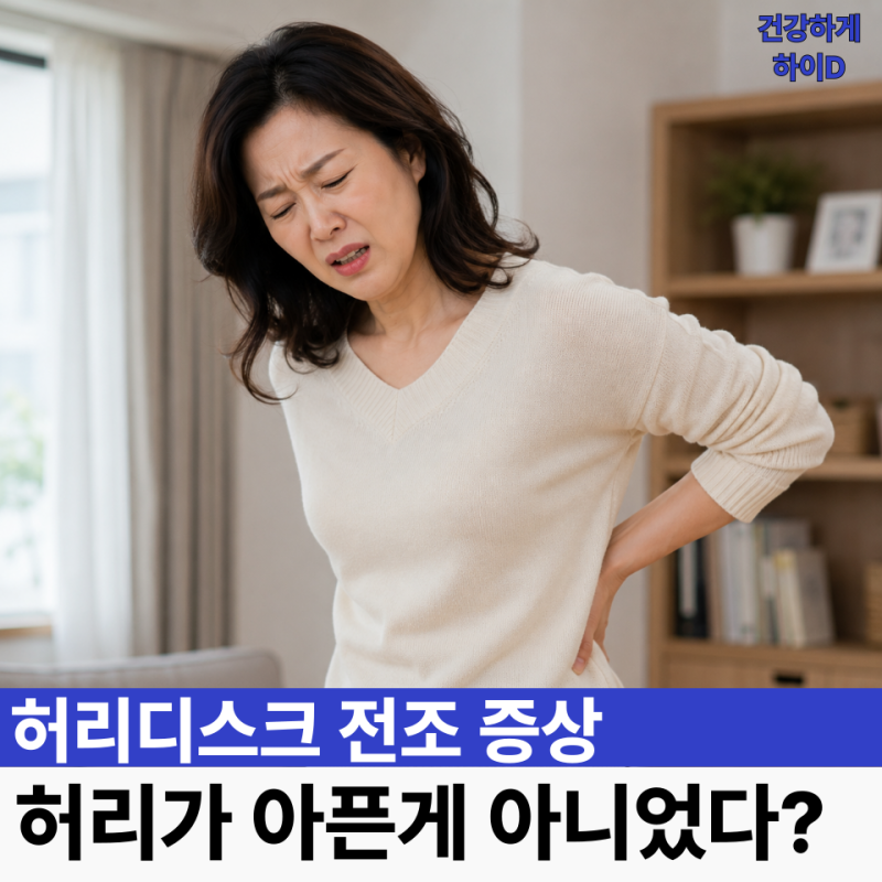 "이것" 계속됐는데, 허리디스크 전조증상 초기에 알아서 병원비 줄였네요