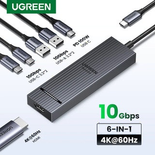  UGREEN USB C 허브 10Gbps 4K60Hz - 맥북 아이패드 확장 필수템