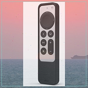 엘라고 R2 2021 애플티비 4K 리모컨 케이스, 블랙, 1개