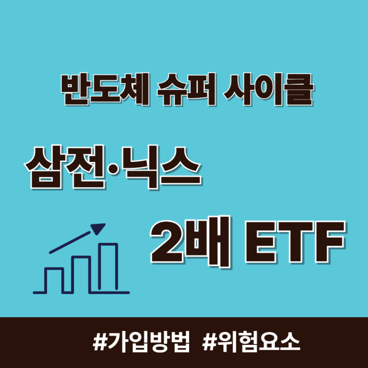  반도체 슈퍼사이클 삼전·닉스 2배 ETF 가입방법 위험요소 손실2배?