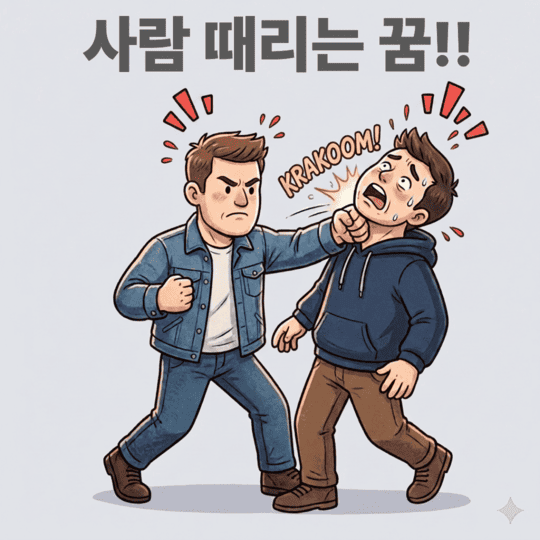  사람 때리는 꿈 해몽에 대한 길몽 흉몽 풀이