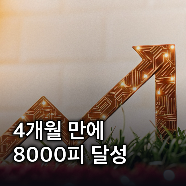  삼전닉스, 5000→8000피까지 4개월 걸렸다