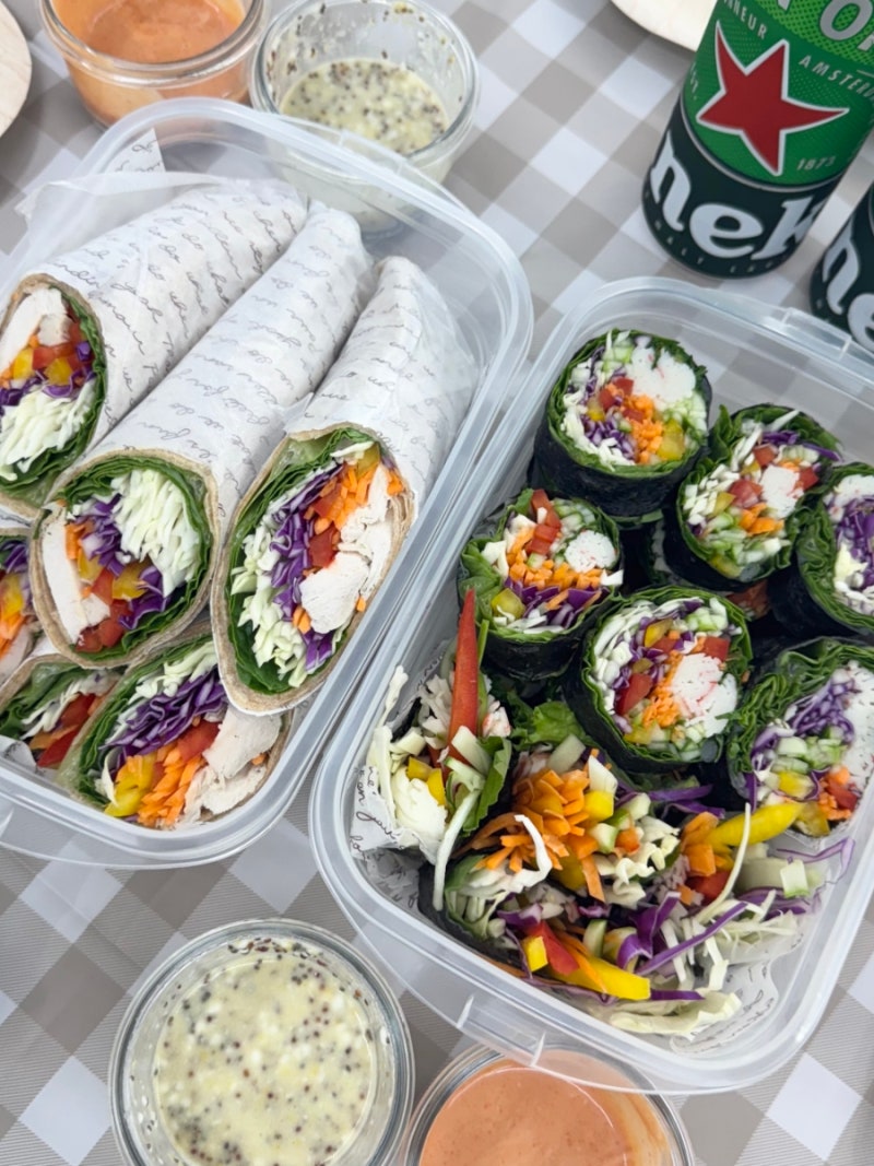 오늘점심 크래미스프링롤 월남쌈김밥 치킨또띠아랩 롤샌드위치 치킨부리또 서브웨이st. 치....