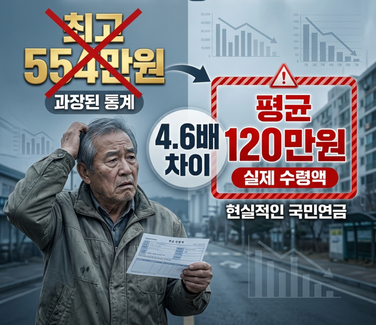  국민연금 부부 554만원 수령? 평균 120만원에 진짜 화나는 이유