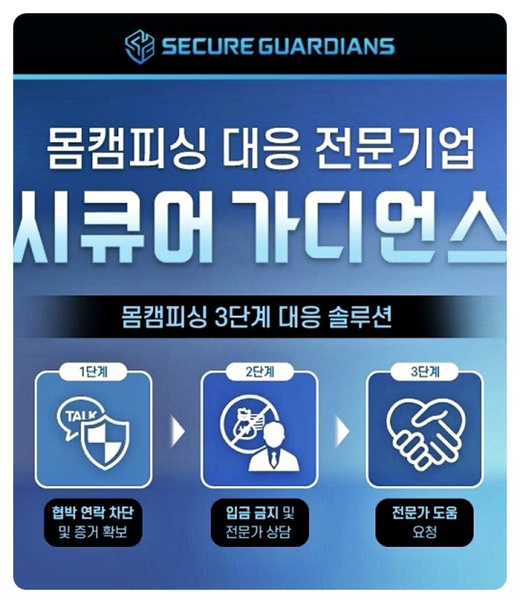  텔레그램몸캠피싱 유포 협박 대응 방법은