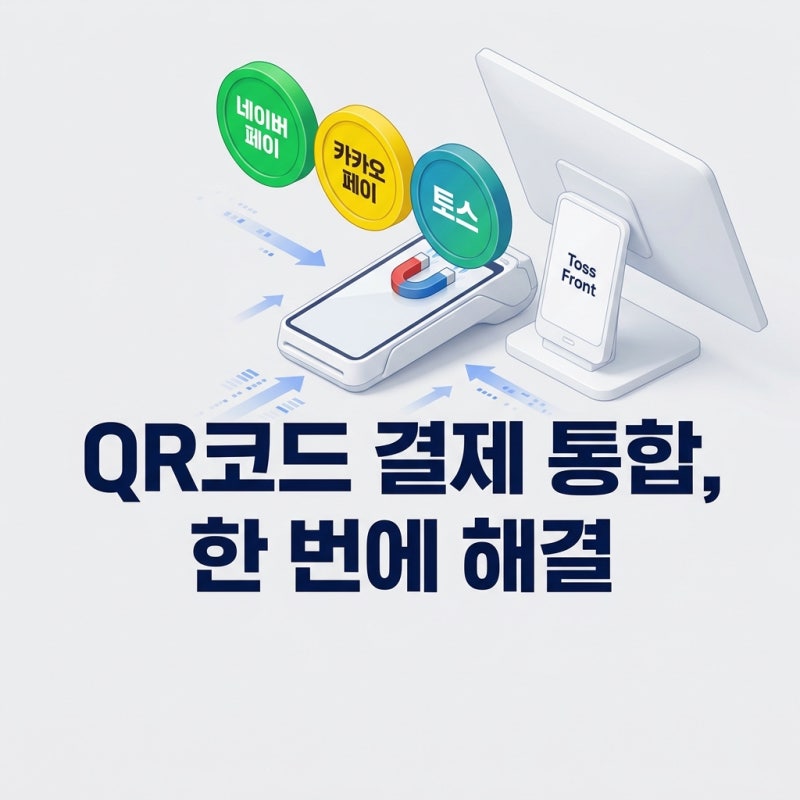 QR코드 결제? 네이버페이 카카오페이 한 번에 토스 프론트 설치