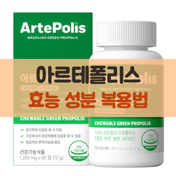 아르테폴리스 효능, 성분, 복용법 간단 정리
