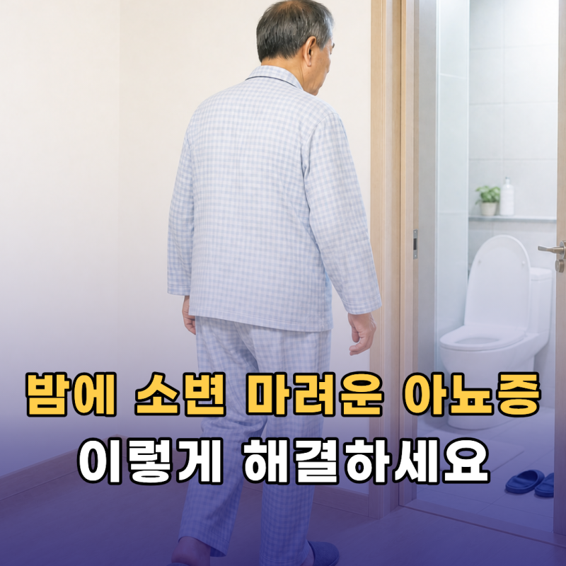 성인 야뇨증 원인 약 치료방법