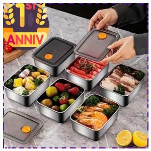 괜히 손 가는 데펜소 올스텐 밀폐용기 MorningSea 스테인리스 수납함 스텐 도시락통 316스텐 사....