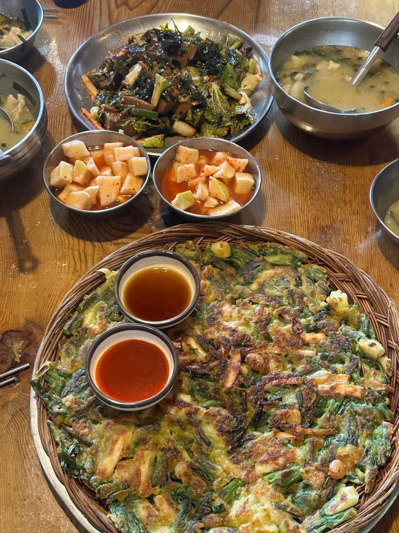 금오산 풀하우스 구미 금오랜드 근처 맛집 티니핑랜드 맛집 해물파전 막걸리
