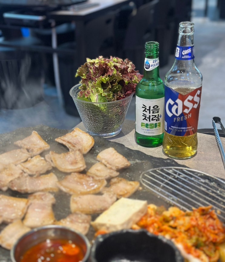 수원역 삼겹살 쏘삼208 수원역점 아기랑, 수원역 가성비 맛집