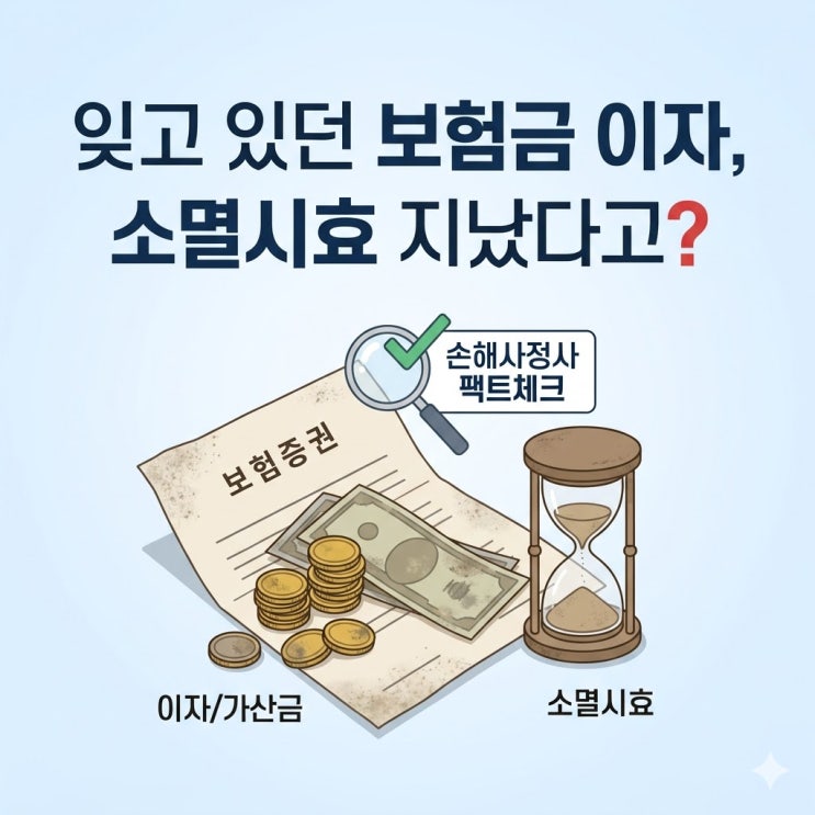  잊고 있던 생존보험금, 이자(가산금)는 소멸시효 지났다고 안 준다?