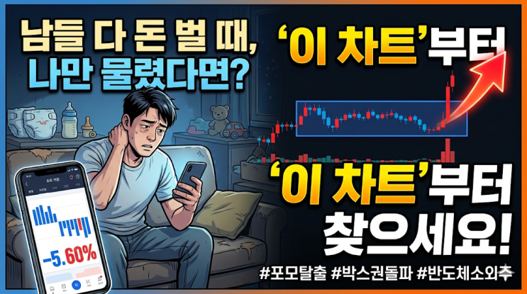  남들 다 반도체로 돈 버는 불장, 나만 물려있다면 '이 차트'부터 찾으세요