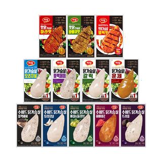  닭가슴살 12종 100g 골라잡기 - 수비드로 부드럽게