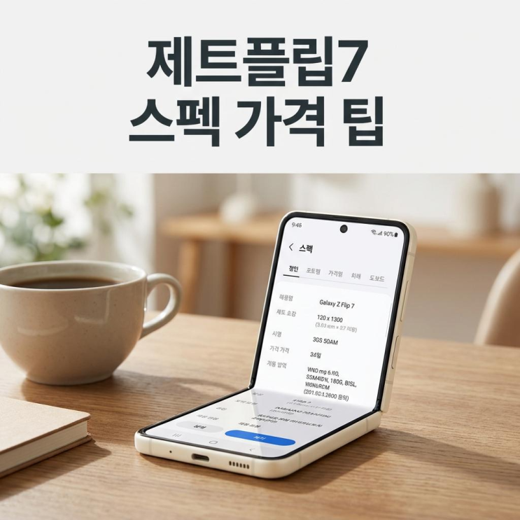  갤럭시 제트플립7 스펙과 가격 실용적 구매 팁