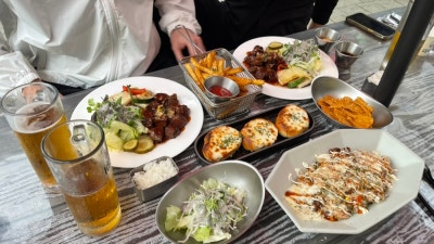 평택 야장맛집 통복시장 야장에서 스테이크에 생맥주 즐겨요 불독 스테이크