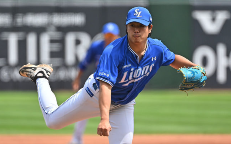 "KBO 47번째 진기록" 삼성 양창섭, 무사사구 완봉 102구의 기적!