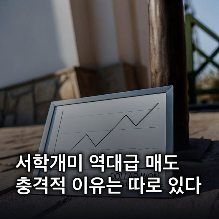  서학개미들 역대급 주식 팔았다, 왜?