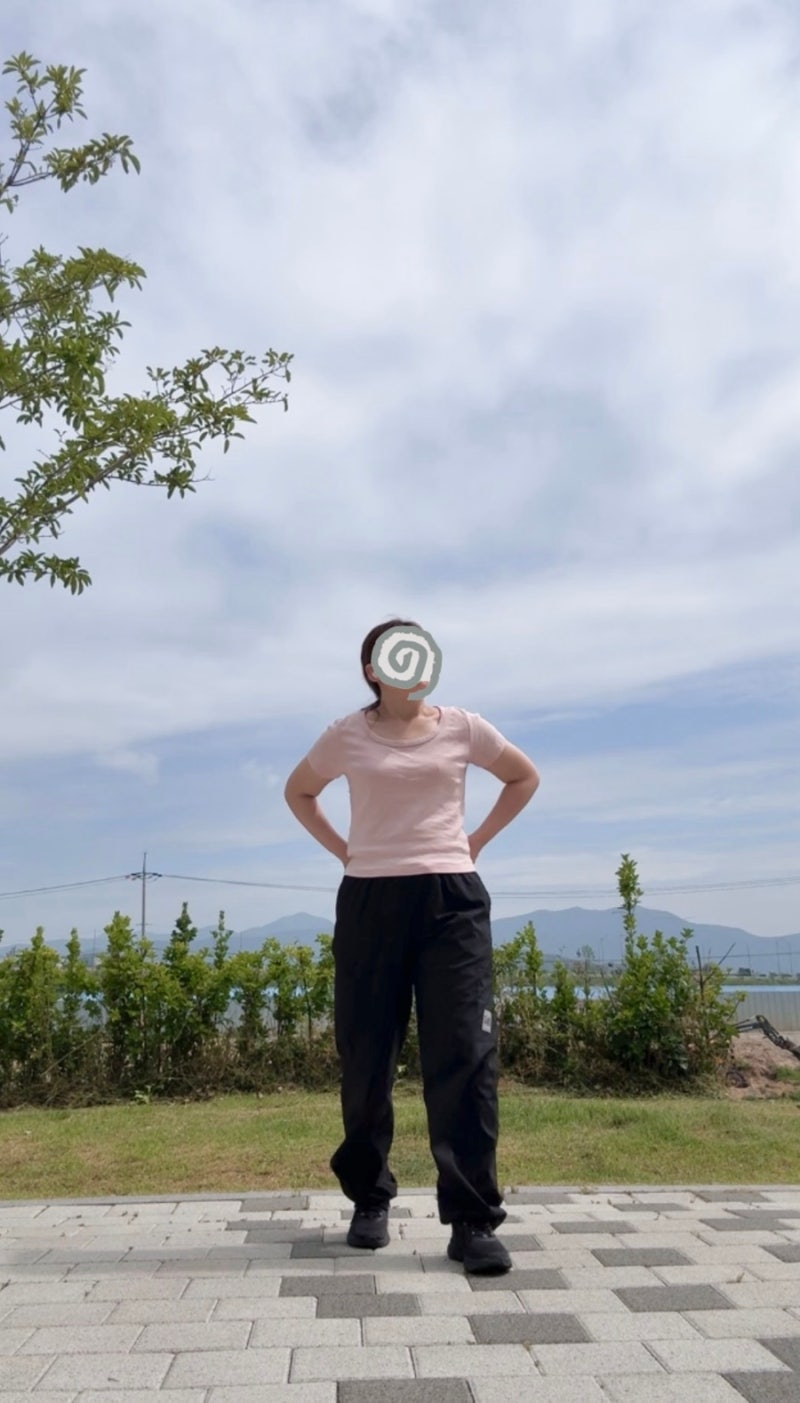 여름 여성 카고 바지 하체 비만 체형 커버해 주는 에버라스트 냉장고 팬츠 솔직 후기
