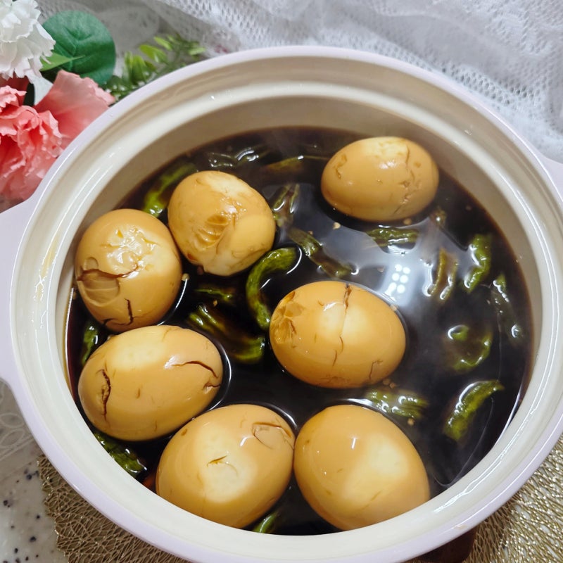전자레인지 달걀장조림 만들기. 꿀조합 양념비율 및 꽈리고추계란장조림 레시피