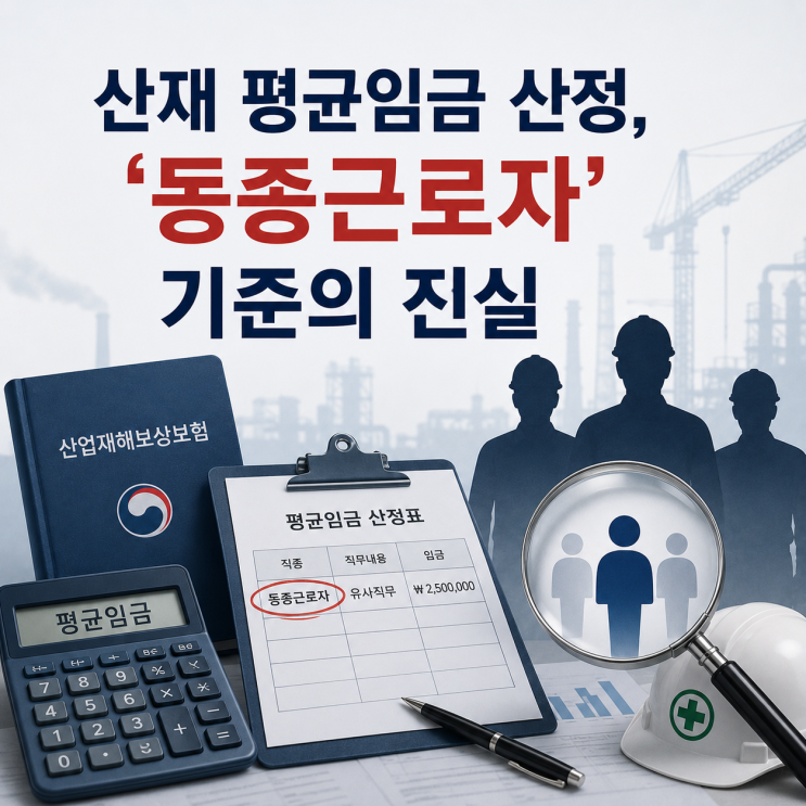  산재 보상금 결정의 핵심, '평균임금'과 '동종근로자'의 비밀