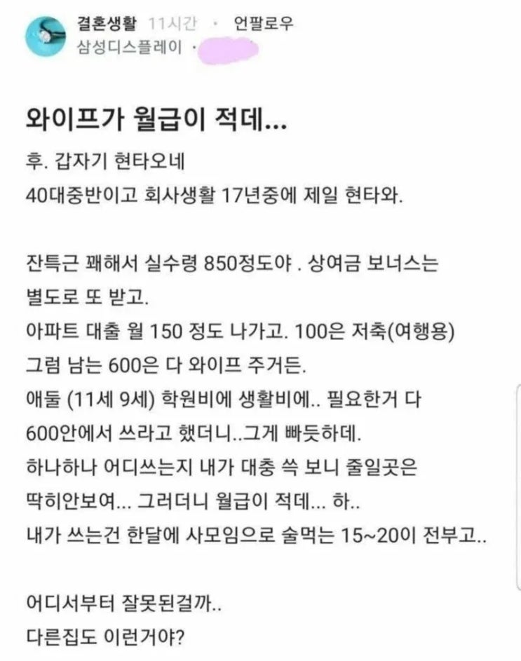  월 850 받아도 적다는 와이프.jpg