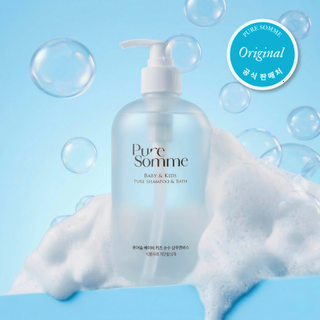  퓨어솜 아토 순한 샴푸앤바스 - 민감 아기용 약산성 500ml