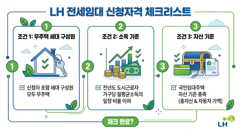 2026 LH전세임대 신청자격 완전 가이드 (내가 해당되는지 5분 안에 확인하는 법)