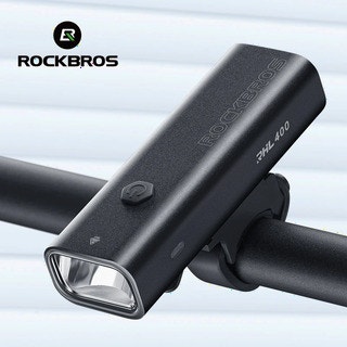  ROCKBROS 방수 자전거 라이트 - C타입 충전 초경량 LED 손전등