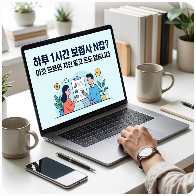  하루 1시간 보험사 N잡? 이것 모르면 지인 잃고 돈도 잃습니다