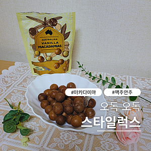 톡! 까먹는 재미가 있는 스타일럭스 넛츠패밀리 마카다미아