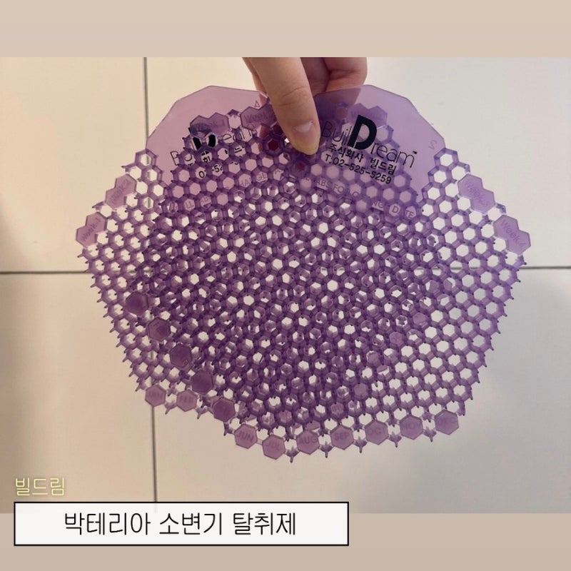 빌드림 박테리아 소변기 탈취제 후기 소변기 탈취제 소변기 냄새제거 소변기 요석제거
