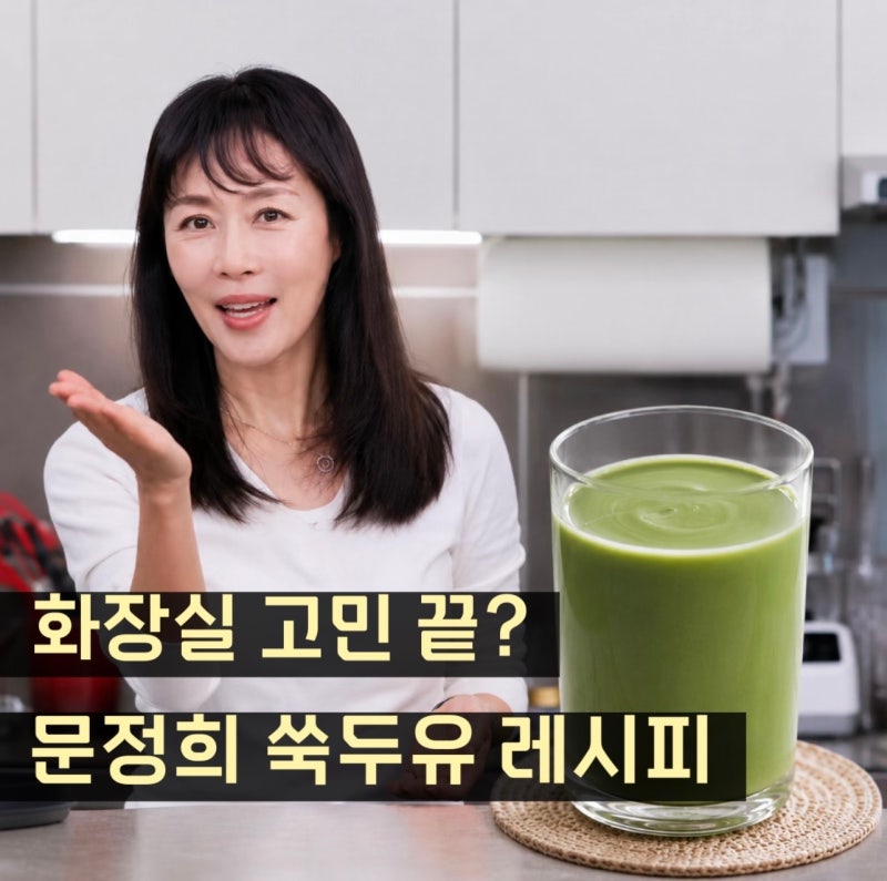 문정희 남편 30년 변비 잡은 쑥두유 레시피, 어떤 효능 있길래?