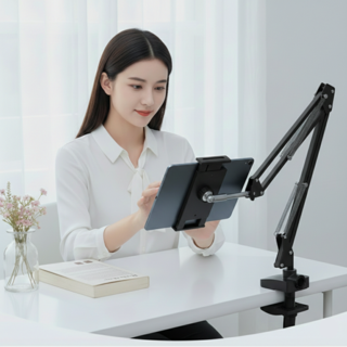  피르모 침대 핸드폰거치대 - 누워서 보는 아이패드 각도 조절