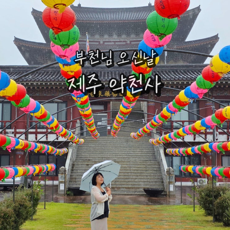  제주도 여행 가볼만한곳 제주 약천사 비오는날 사찰 여행