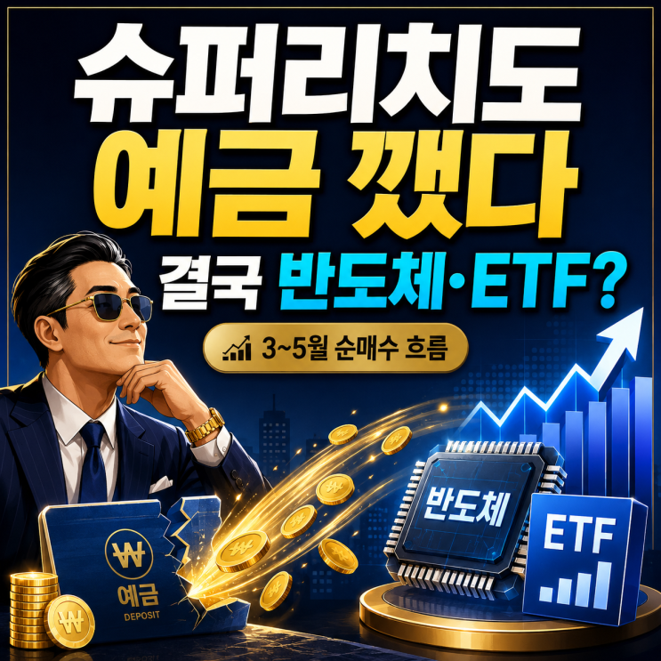  부자들도 포모 못 참았다? 3월·4월·5월 순매수 종목 보니 답 나왔다