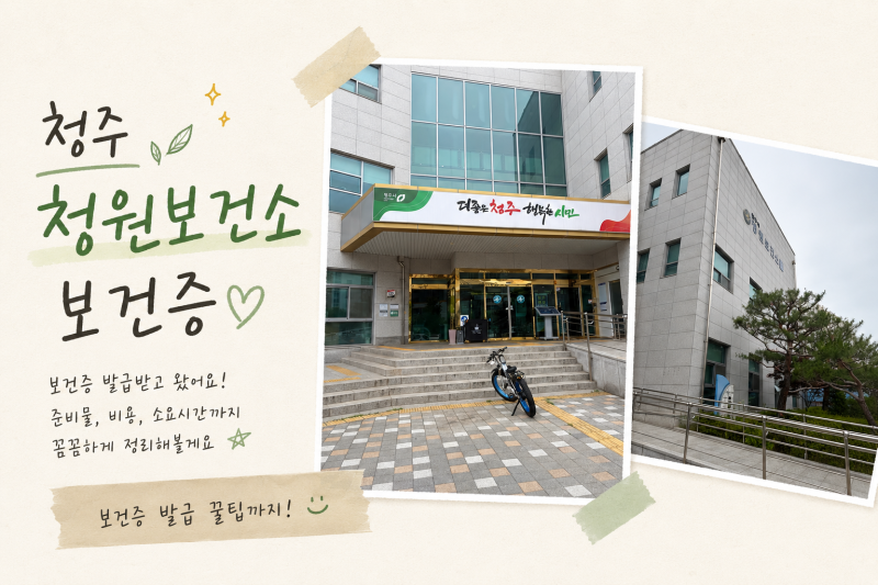 청주 청원보건소 보건증 내수보건소 보건증 x 청원보건소 청주 여권민원실