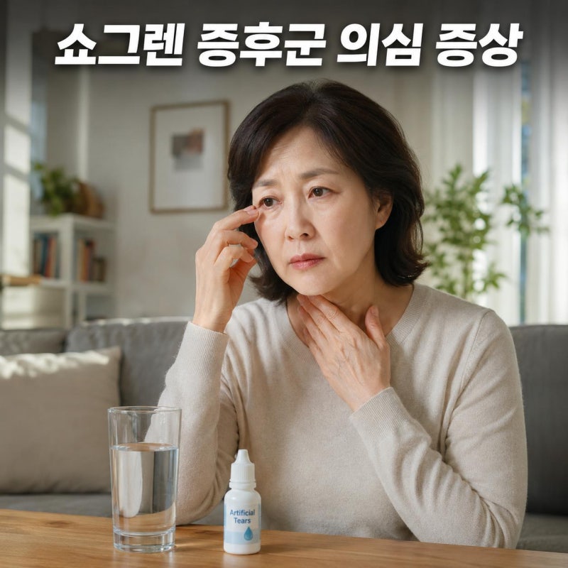 [건강 경고] 입 바짝, 눈 뻑뻑함이 3개월 이상? 자가면역질환 '쇼그렌 증후군' 의심 증상 총정....