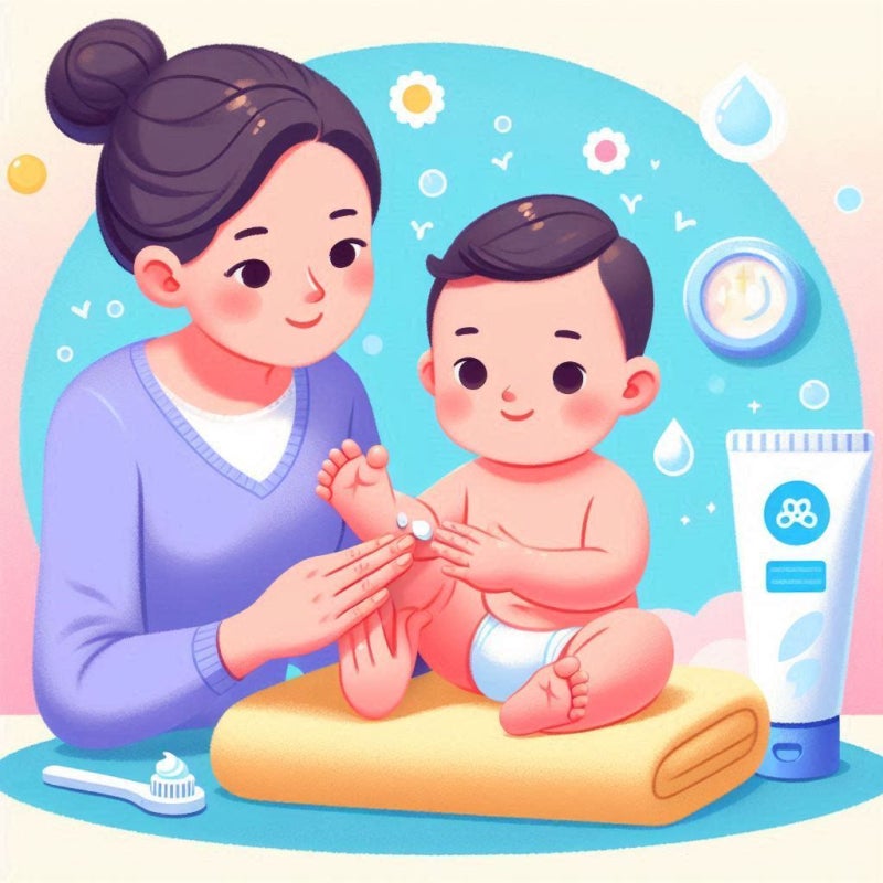 아기 발가락 껍질 벗겨짐 습진 무좀인가요?