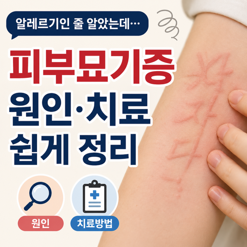 “알레르기인 줄 알았는데…” 피부묘기증 원인·치료 쉽게 정리