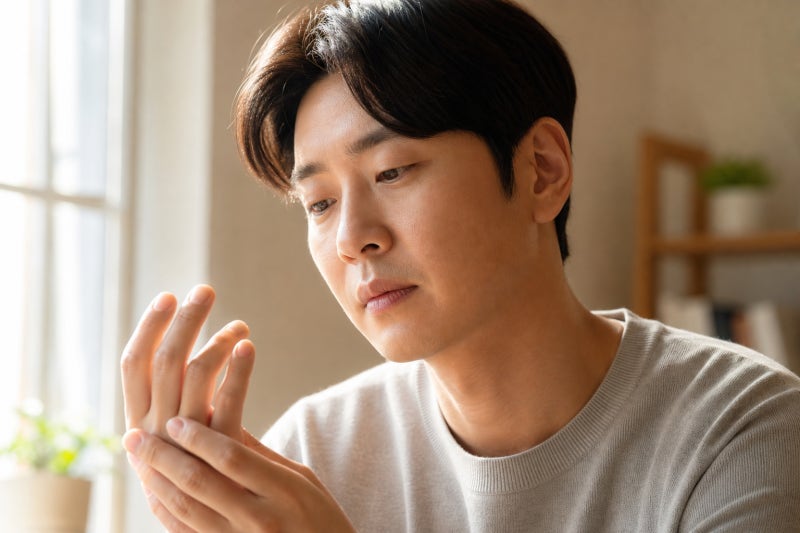 무좀과 다른 손가락 한포진 5가지 결정적 차이
