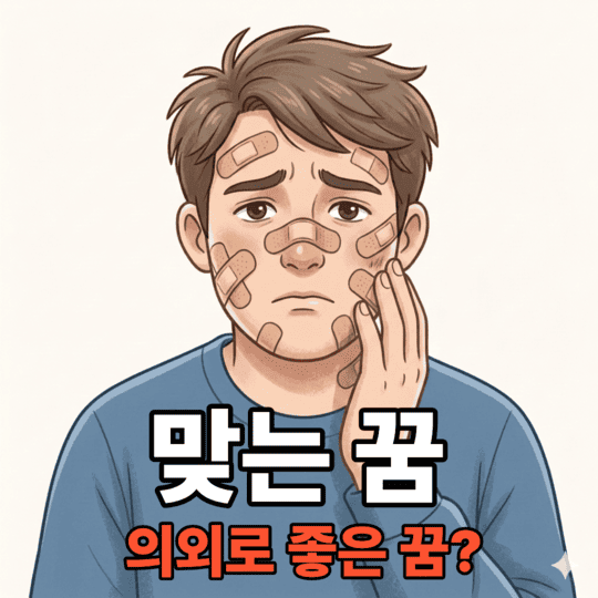  맞는 꿈  뺨 맞는 꿈이 길몽과 흉몽으로 나뉘는 이유와 해석