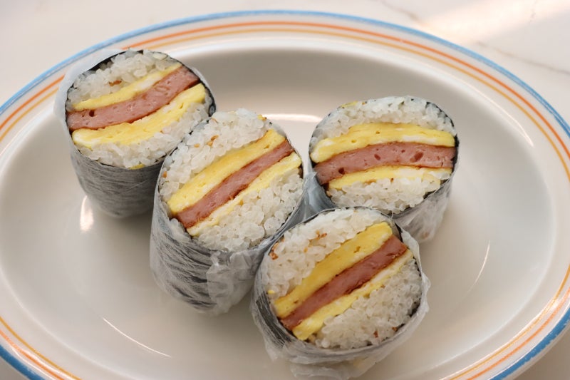 스팸 계란 김밥 틀없이 스팸무스비 만들기