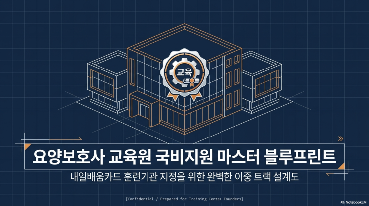  요양보호사 교육원 국비지원 기관 승인 및 국민 내일 배움 카드 훈련과정 등록 방법