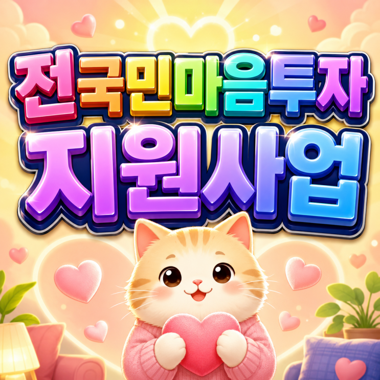  2026 전국민마음투자지원사업 최대 64만원 심리상담 바우처 혜택!?