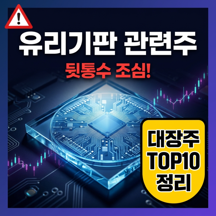  유리기판 관련주 모르고 사면 진짜 뒷통수 맞을 수 있습니다