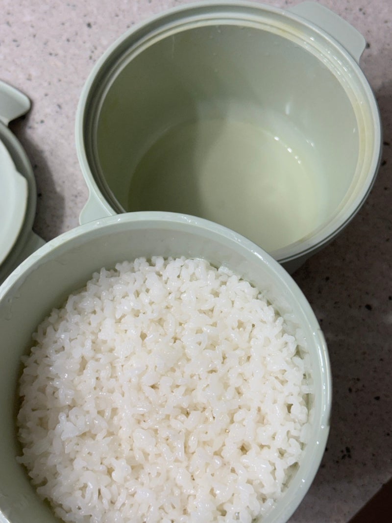 칼로볼 쌀 안불리고 레시피 물양 전자레인지 시간