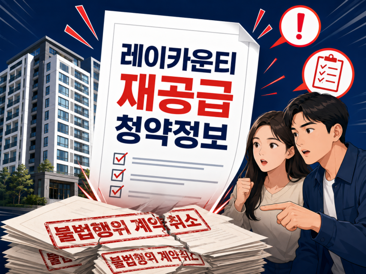  레이카운티 불법행위재공급 청약 자격·일정 총정리 (2026년 6월)