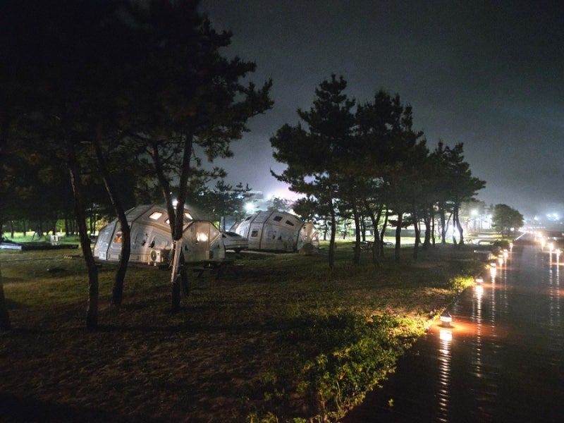동해시 망상오토캠핑장 글램핑장 망상해수욕장